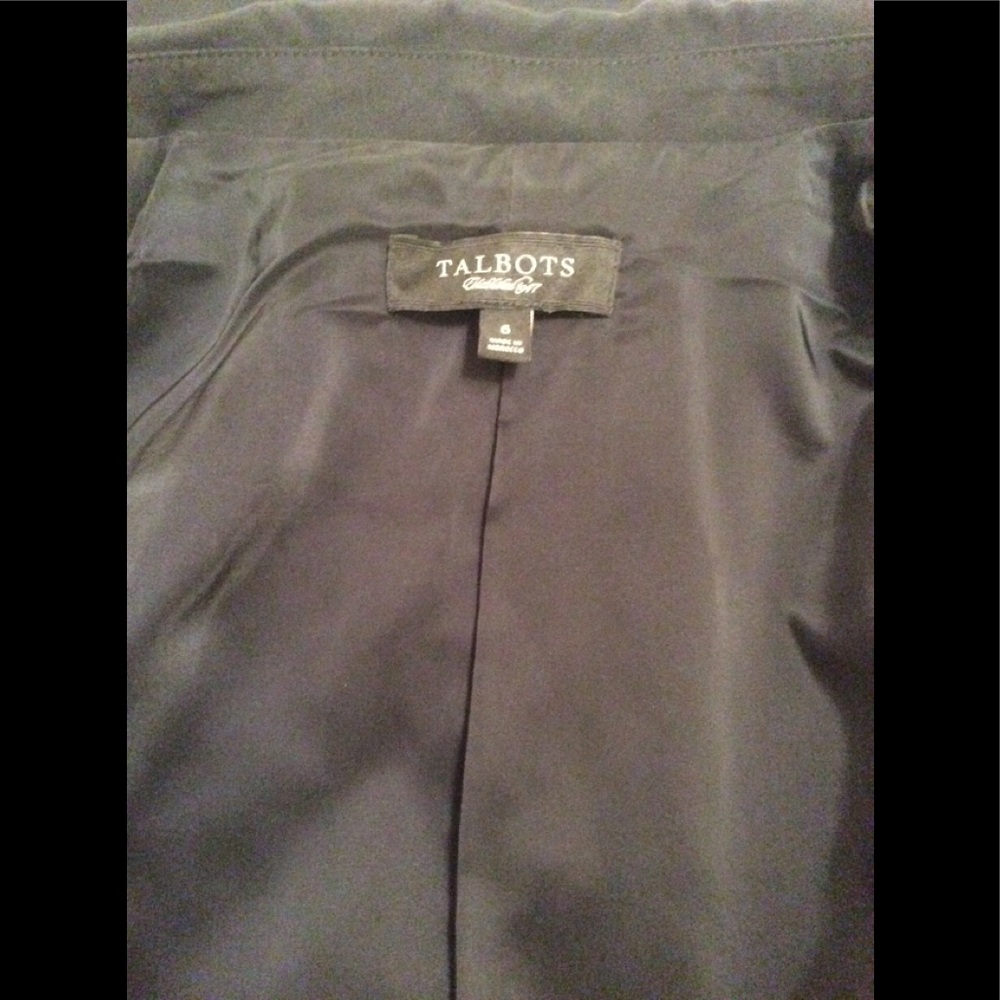 Talbots Black 4 Button Jacket, Work Or Casual - image 5